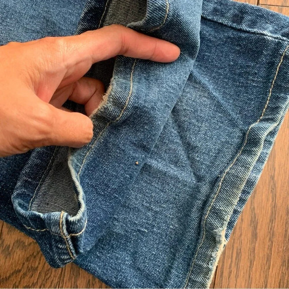 LAWMAN Vintage Embellished Western Cowgirl Semi Flare Denim Jeans Size 32 - Picture 12 of 16